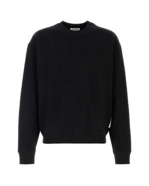 Jil Sander Crew Neck Sweatshirt - Black