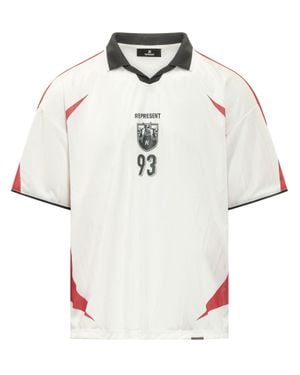 Represent Spike Football Tee - White