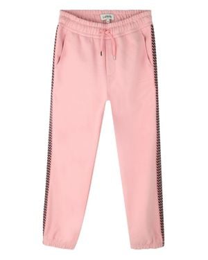 Lanvin Mini Zigzag Tailored Pants With Sophisticated Waistband - Pink