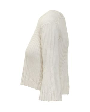 Loulou de Saison Silk Blend Mini Top - White