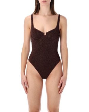 Oséree Oséree Swimwear Lumière Balconette One-Piece - Black