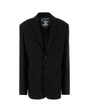 Y. Project Stretch Jersey Oversize Blazer - Black