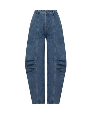 ROTATE BIRGER CHRISTENSEN Cargo Paintntaloni Jeans - Blue