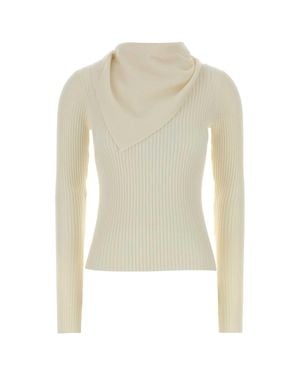 Zimmermann Ivory Wool Valiant Sweater - White