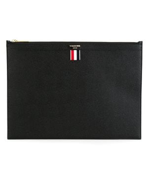Thom Browne Medium Document Holder - Black