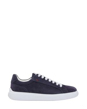 Peuterey Quarter 01 Suede Sneakers - Blue