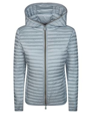 Save The Duck Mini Hooded Jacket - Blue