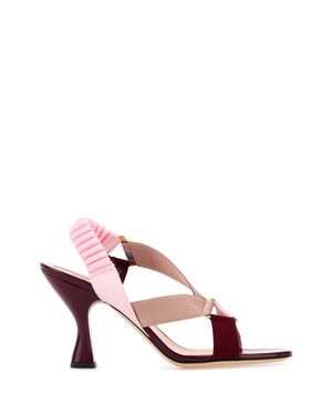 Fendi Stripes Colibri Heels - Pink