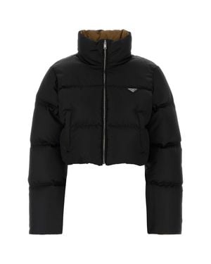 Prada Re-Nylon Down Jacket - Black