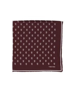 Tom Ford Bright 100% Mulberry Silk Scarf - Purple