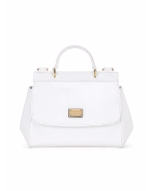 Dolce & Gabbana Mini Sicily Bag - White