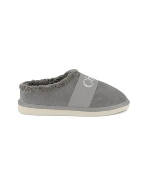 Chloé Mini Fluffand Sandals For Girls - Gray