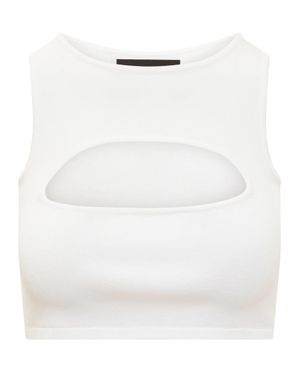 DSquared² Cut-Out Top - White