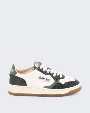 Autry Medalist Low Mini Sneaker - White