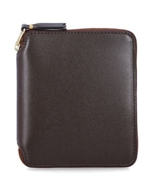 Comme des Garçons Wallet Wallet Leather Zip Wallet - Black