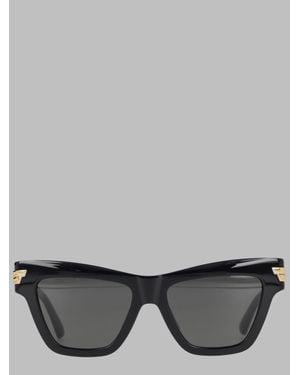 Bottega Veneta Occhiale Da Sole Cat-Eye "Mitre" - Gray