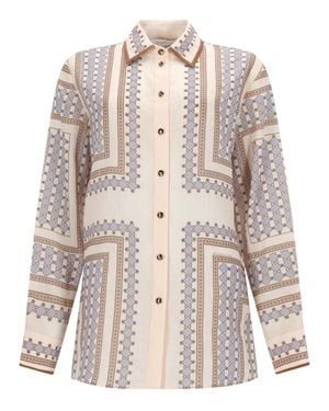 Zimmermann Ramie Slim-Fit Shirt - Natural