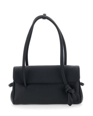 Jacquemus Le Turismo Long Mini Leather Shoulder Bag - Black