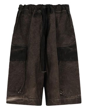 Uma Wang Abstract Shorts - Black
