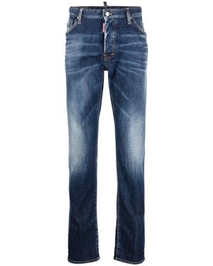 DSquared² Distressed Skinny Jeans - Blue