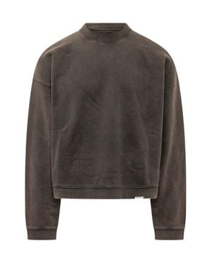 Represent Oversized Giro Neck Sweatshirt - Gray