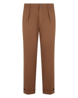 Slowear Straight Leg Chinos - Brown