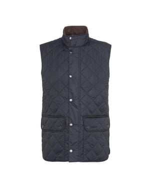 Barbour Quilted Button-Front Vest - Blue