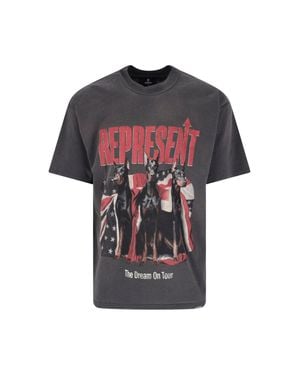 Represent Cotton-Hemp T-Shirt - Gray