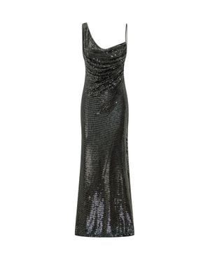 Self-Portrait Rhinestone-Embellished Maxi Dress - Black