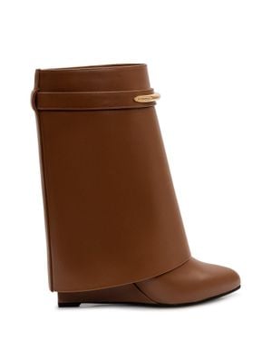 Givenchy Shark Pinch Mini Ankle Boots - Brown
