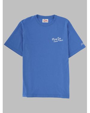 MC2 Saint Barth Classic Cotton T-Shirt For - Blue