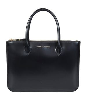 Comme des Garçons Stylish Mini Handles Shoulder Bag - Black