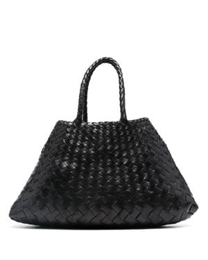 Dragon Diffusion Mini Double Handle Leather Bag - Black