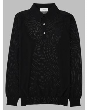 Lardini Knit Crewneck Sweater - Black