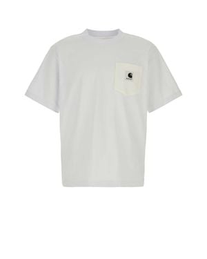 Sacai Cotton X Carhartt Wip T-Shirt - White