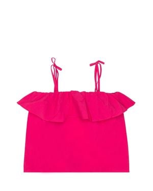 Twinset Off-Shoulder Mini Top - Pink