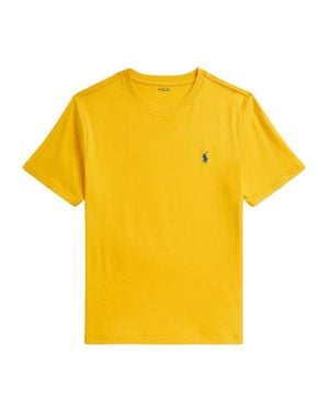 Polo Ralph Lauren T-Shirt With Logo - Yellow