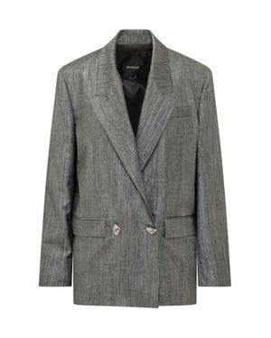 Pinko Cayman Wool Jacket - Gray