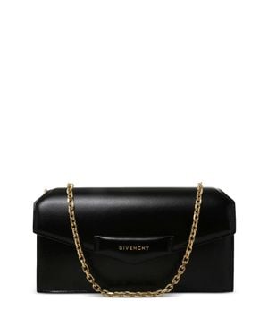 Givenchy Antigona Chain-Link Shoulder Handbag - Black