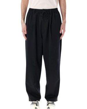 Y-3 Wool Blend Sweatpants - Black