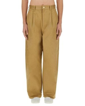 Junya Watanabe Relaxed Wide-Leg Pants With High Waist - Multicolor