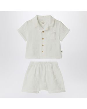 Teddy & Minou Two-Piece Set - White