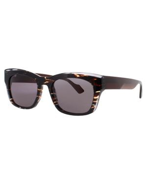Face A Face Acetate Square Sunglasses 53-19-152 - Black