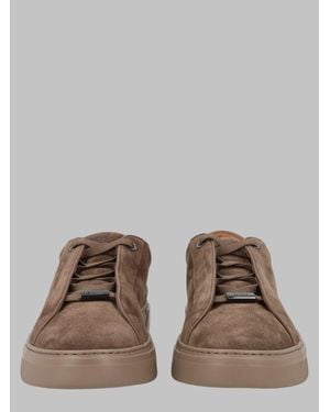 BOSS Italian Leather Loafers - Brown
