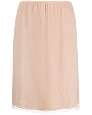 Gucci Silk Chiffon Skirt - Pink