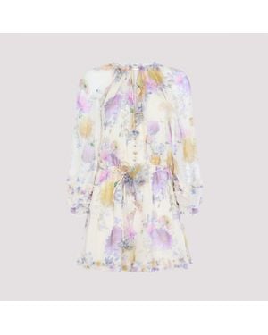 Zimmermann Luna Ruffle Playsuit - White