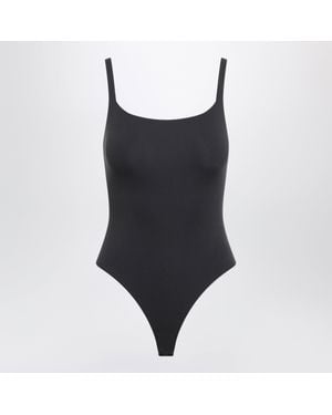 Skims Fits Everybody Seamless Stretch Bodysuit - Black