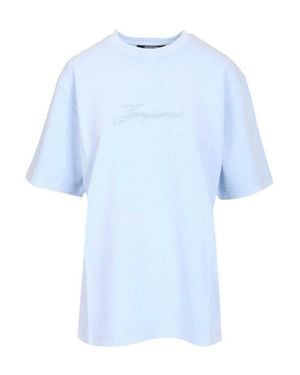 Jacquemus Classic Cotton T-Shirt For - Blue