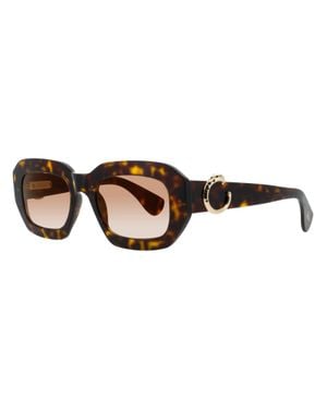 Cartier Sleek Designer Sunglasses - Brown