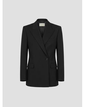 Givenchy Double Breasted Tailored Jacket - Black